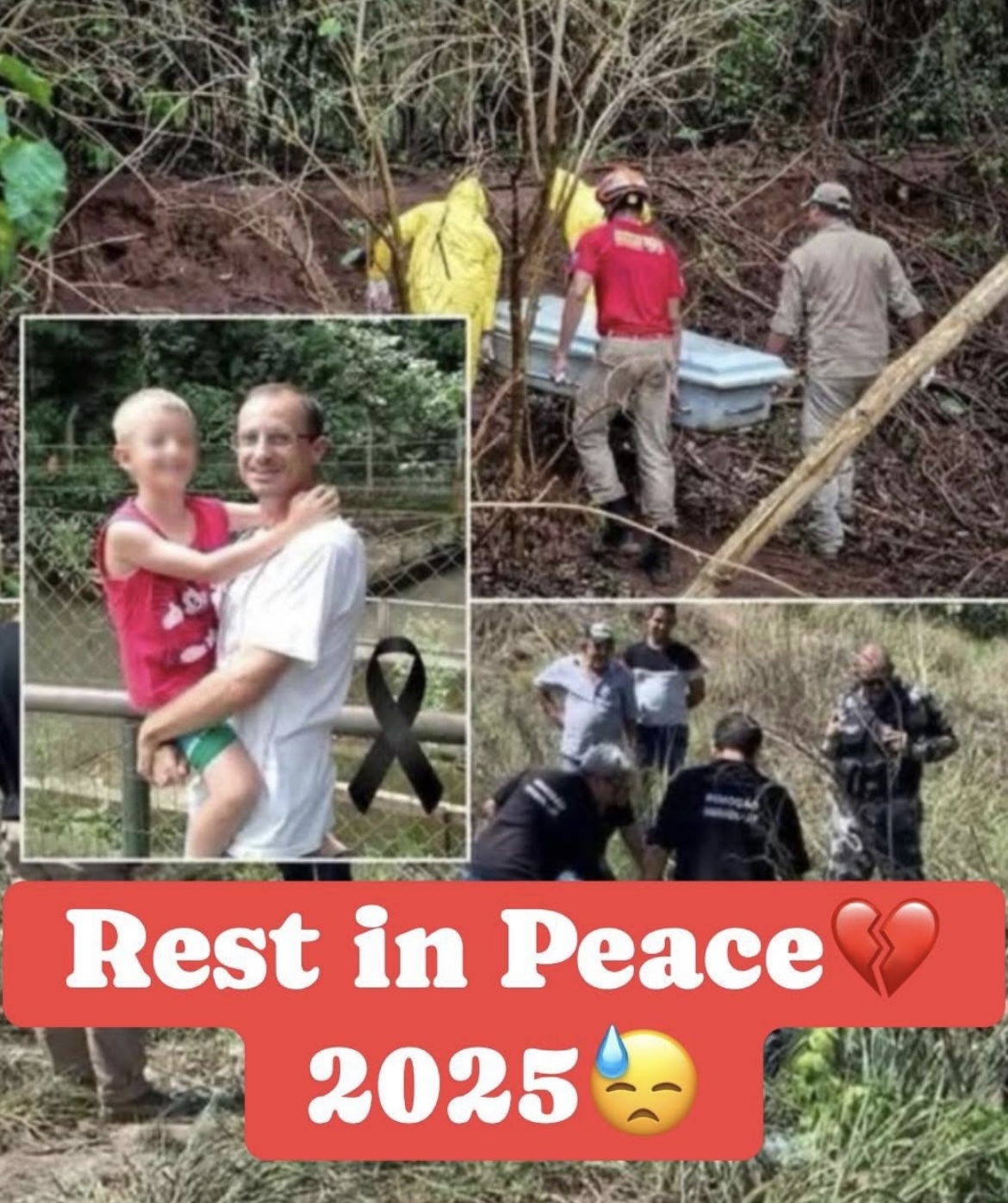 Father needed support during the wake…