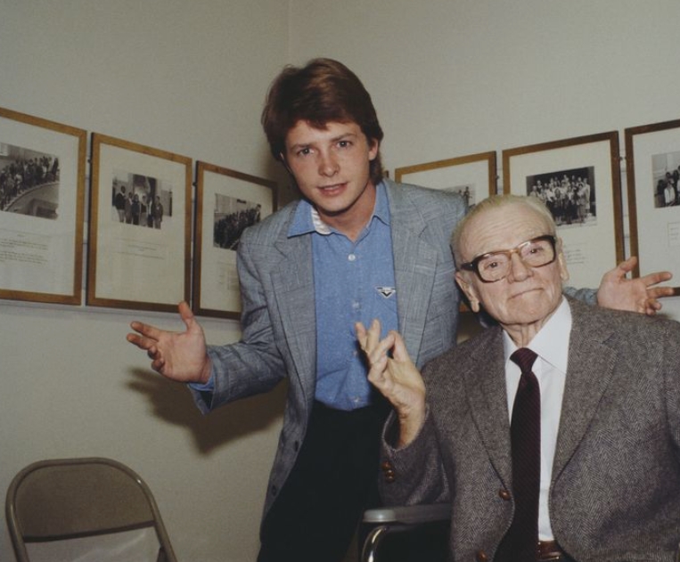 Iconic Hollywood Generations Captured Together!: Rare Vintage Photo!