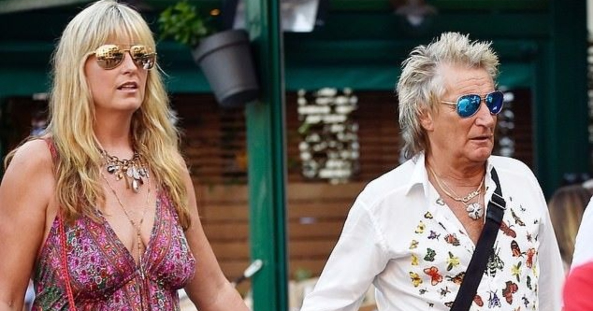 Rare Sighting!: Legendary  Rock Star and His Model Wife Captured Together!